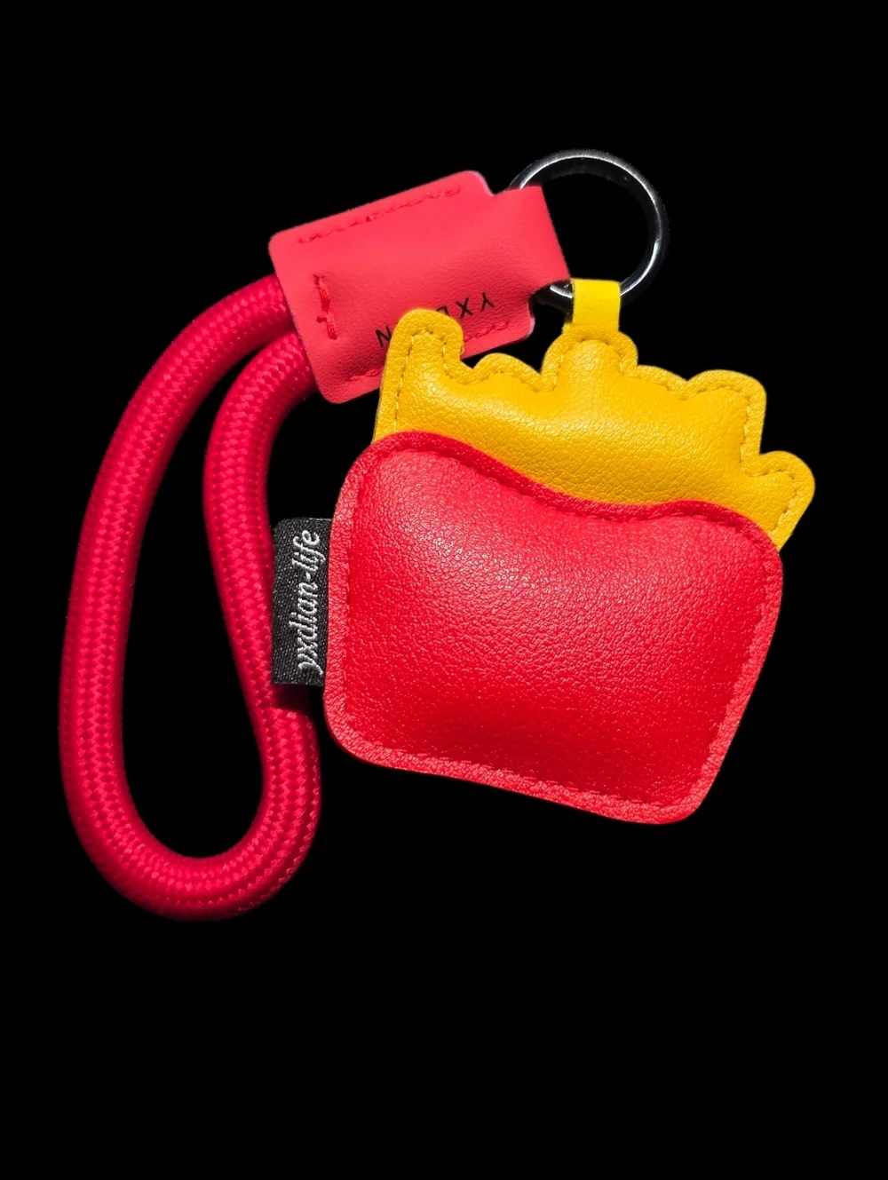 Red and Yellow French Fry Key Holder - Picture 2 of 2